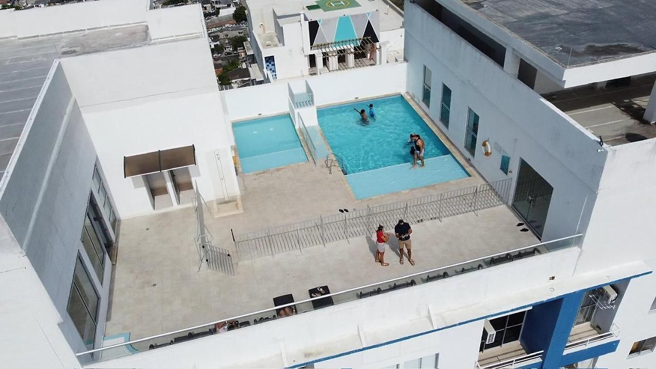 Prime Vista Al Mar Con Piscina Piso Alto Cartagena