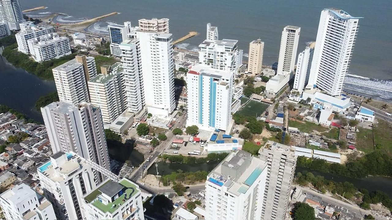 Prime Vista Al Mar Con Piscina Piso Alto Cartagena